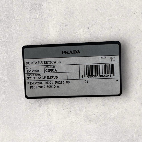 Prada wallet cipria beige NEW WITH TAGS, box quilted leather soft tan cream - Picture 6 of 6